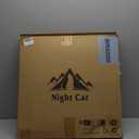 Night Cat Pop-up Camping Tent: 2 Person Tent Waterproof Instant Easy Setup Family Tent (2 Persons (9.5x6.6x4 ft), Dark Green)