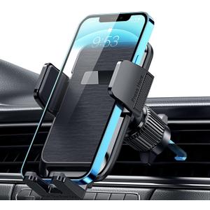 Qifutan Phone Mount for Car Vent [Upgraded Metal Clip] Cell Phone Holder Car Hands Free Cradle in Vehicle Car Phone Holder Mount for Smartphone, iPhone, Cell Phone Automobile Cradles Universal