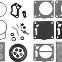 Aftermarket Mikuni Dual Carb Rebuild Kit with Base Gasket 62T-13556-00-00 Compatible with Yamaha Super Jet 700 Wave Raider