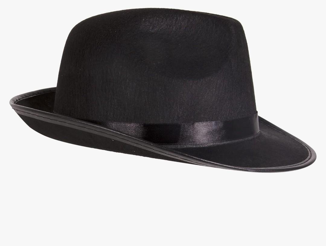 Kangaroo Fedora Brim Felt Church Hat Men Women I Summer Beach Sun Hat with Band I Men's 1920s Gatsby Gangster Costume