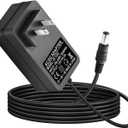 12V AC DC Adapter for Williams Legato Plus 88-Keys Digital Piano Keyboard, Alesis Recital 88-Key 61-Key Digital Piano Keyboard | IO 14 IO 26 Recording Interface Power Supply Charger Cord