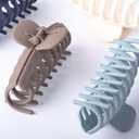 8 Pack Hair Claw Clips for Women, Matte Large Strong Hold Jumbo Banana Clips for Long Thick Hair, Multi-Color Hair Clip Accessories, Perfect Gifts