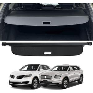 VIWINLA® Retractable Trunk Cover Compatible with 2019-2023 Lincoln Nautilus /2016-2018 MKX Cargo Cover Rear Trunk Security Cover Lincoln Nautilus&MKX Accessories Privacy Screen