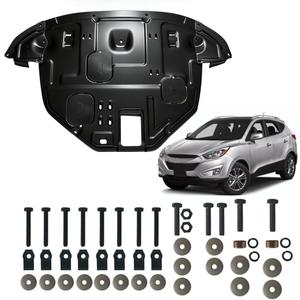Engine Splash Shield Fit for Hyundai Tucson 2010 2011 2012 2013 2014 2015 Engine Case Guard Under Cover Compatible with Tucson Front Engine Guard Mud Flaps