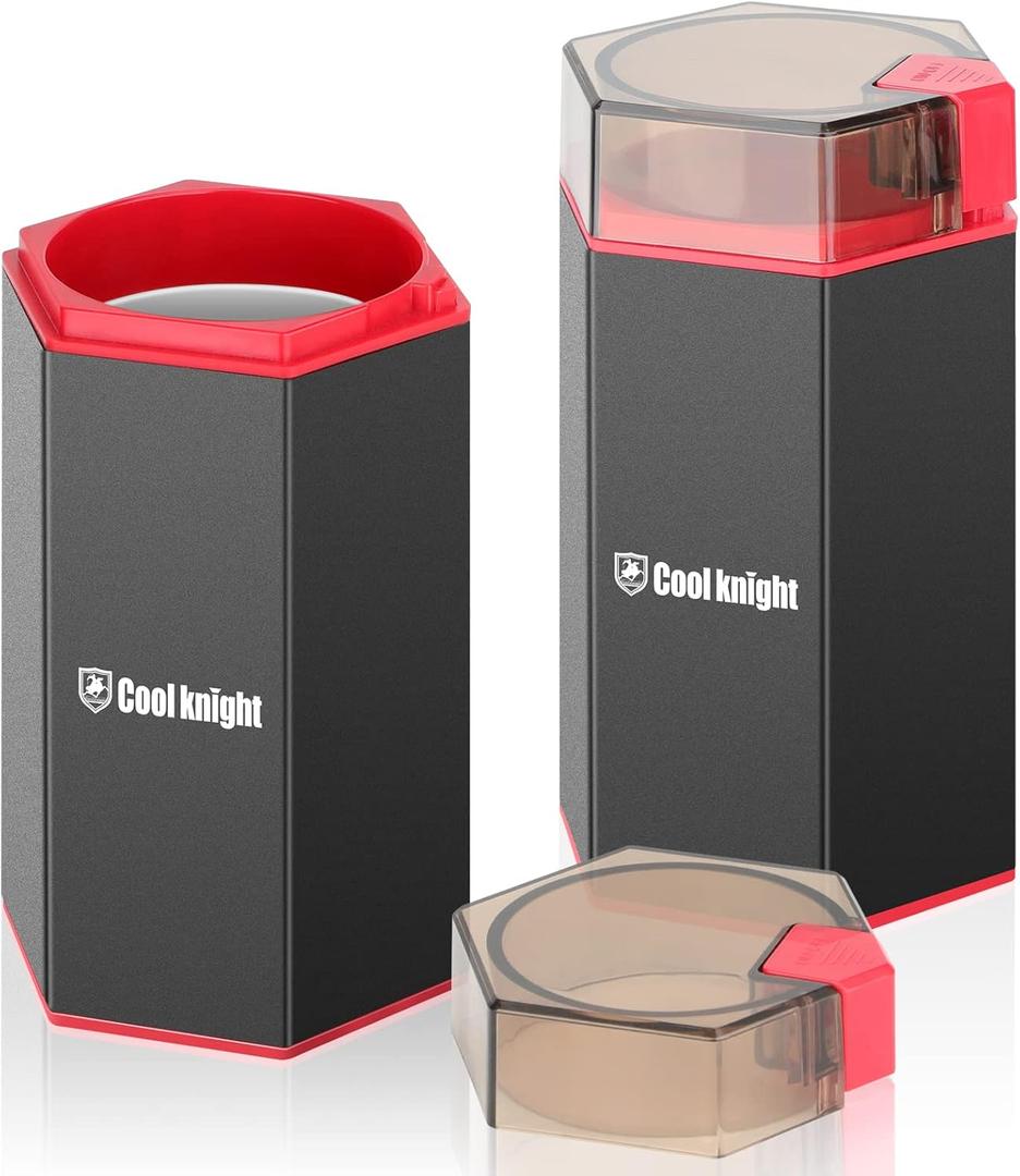 COOL KNIGHT Electric Pill Crusher, Suitable for Grind and Pulverize Multiple Pills, Small or Large Medication and Vitamin Tablets to Fine Powder