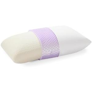 2 Packs Purple Harmony Pillow – Talalay Latex Foam Cooling Pillow for Combo or Side Sleepers, 360º Hex GelFlex Grid for No-Pressure Support and Luxurious Weightless Feel - Standard, Medium Feel, Med Height 