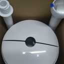 MR.SIGA Toilet Plunger with Holder, Heavy Duty Toilet Plunger and Holder Combo for Bathroom Cleaning, White