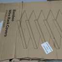 Gashell Wire Shelf Covers, Bamboo Wire Rack Covers for Pantry, Closet (5pcs, 40" W x 16" D)