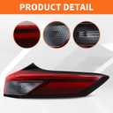 Right Outer Tail Light Assembly Compatible with Rogue 2021-2024