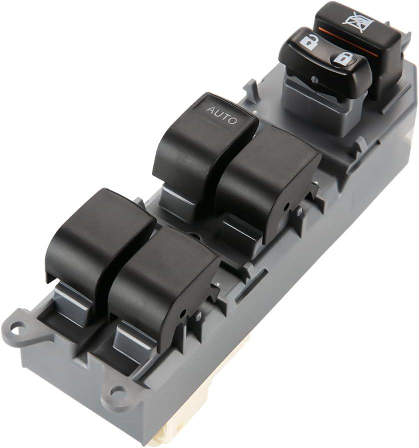 Front Left Driver Side Master Power Window Switch - Compatible for Toyota Camry 2.4L L4 2007-2009, for Toyota Camry 2.5L L4 2010-2012 - Replace Part 84820-02190 Front Left Driver Side Master Power Window Switch - Compatible for Toyota Camry 2.4L L4 2007-2009, for Toyota Camry 2.5L L4 2010-2012 - Replace Part 84820-02190