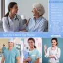 Maitys 1 Pcs Nurse Appreciation Gift Bulk Inspirational Nurse Acrylic Sign Prizes Thank You Gift Octagon Employee Office Decoration Table Decor Keepsake for Women Coworker Team