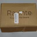 Ravinte 25 Pack Solid 3 Inch Center to Center Slim Square Bar Drawer Handles - Cabinet Hardware in Matte Black - Kitchen Handles and Pulls