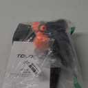 TOLOCO Massage Gun Deep Tissue, Percussion Massage Gun with 10 Replacement Heads, Super Quiet Portable Electric Massager for Athletes, Relax, Black