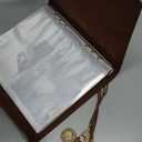 Photo Album 4x6 160 Photos, Leather Photo Albums with Writing Space With 30 Writing Paper, Travel Family Wedding Kids Graduation Ultrasound Baby Picture Album Scrapbook Photo Album (holding hands)