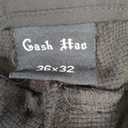 GASH HAO Mens Waterproof Ski Snow Pants Hiking Softshell Cargo Fleece Lined Warm Insulated Outdoor Fishing Pants (36W x 32L, Black)