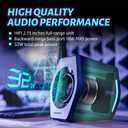 Edifier G2000 32W PC Gaming Computer Speakers for Laptop Mac Desktop Computer Woofer Speakers Bluetooth USB 3.5mm AUX Inputs RGB Lights Multimedia Speakers Black