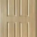 30 in. x 80 in. 6 Panel Hollow Core Oak Finished PVC Composite Interior Door Slab