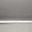 ChrisDowa Cordless 100% Blackout Roller Shade, with Striped Jacquard, Thermal Insulated, UV Protection Fabric, Total Blackout Blinds for Window, French Doors, Home and Office. White, 44" W x 72" H