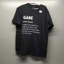 Gabe Name Shirt | Gabe T-Shirt (Small, Black)