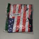 Mrocioa USA Flag 4th July American Red White Blue Star Stripes Patriotic T-Shirt Size Medium, Black 