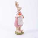 Easter Bunnies Hand Painted with Easter Rabbits Home Decoration 6.1 Inch