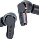KLEIN TOOLS AESEB2 Elite Bluetooth Jobsite Earbuds, True Wireless Earplugs, 25dB NRR Hearing Protection, 24-Hour Playtime, Digital LED Display