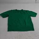 Women's Puff Short Sleeve Sweater Tops 2025 Summer Fall Trendy Knit Crew Neck Casual T Shirts Blouses L