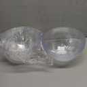 PLASTICPRO Disposable 96 Ounce Round Crystal Clear Plastic Serving Bowls, Party Snack or Salad Bowl, Chip Bowls, Snack Bowls, Candy Dish, Salad Container Pack of 8