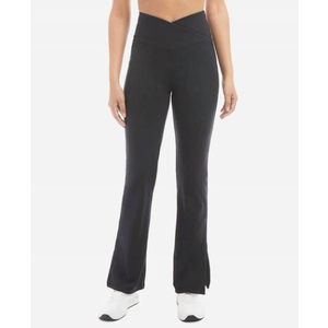 Danskin Women's Side Slit Flare Yoga Pant Size M