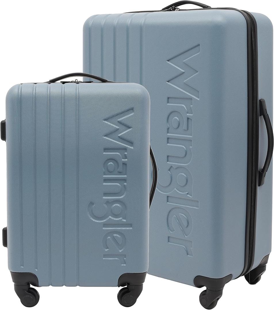 Wrangler Quest Luggage Set, Winter Sky, 2 Piece Set (28"/20")