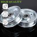 2 Pack Finish Mower Idler Pulley, Replaces for King Kutter Part 164090, Compatible with RFM Series Finish Mowers,4', 5', 6' Mowers