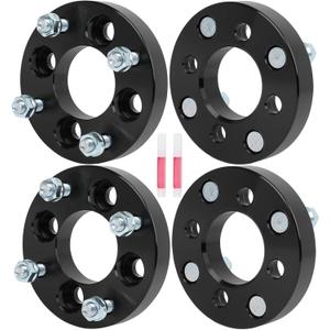 ECCPP 4PCS change bolt pattern from 4x100 to 4x4.5 Wheel Adapters Conversion 1" 4 Lug 12x1.5 67.1mm hub for 2004-2011 for Chevrolet Aveo| 2005-2010 for Chevrolet Cobalt| 1980-2005 for Honda Civic