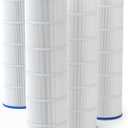 Upgraded CCP420 Pool Filter Cartridges (4-Pack), Compatible with Clean & Clear Plus 420, 5oz Heavy Duty Fabric for Superior Filtration & Durability, Replaces PCC105, 178584, R173576