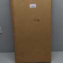 2 Pcs 13.25'' W x 29'' H Unfinished Pine Kitchen Cabinet Door Replacement with 4 Pcs Cabinet Hinges Wood Shaker Door Front Replacement for Kitchen, Bathroom, Vanity