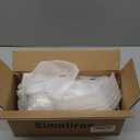 2.5 inch inlet to 4.0 inch Outlet Exhaust Tip 9 inch Overall Lengthen, Double Wall Slant Cut Stainless Steel Exhaust Tail Tips Universal for 2.5" OD Tailpipe