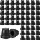 Brake Bleeder Screw Cap Grease Fitting Cap Rubber Dust Cover for Cars and Motorcycles (60 Pieces)
