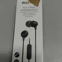 Sony MDREX15AP In-Ear Earbud Headphones with Mic, Black (MDREX15AP/B)