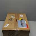 JSAITEE Ceiling Fans with Lights, 52 Inch Low Profile Ceiling Fan with Light and Remote Control, Flush Mount, DC Reversible Motor, Noiseless, Brown 6 Speeds Ceiling Fan for Bedroom