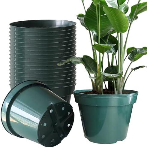 DAPERCI RooTrimmer 8 inches Nursery Pot Plant Grow Sturdy Flower pots in Bulk Price 20 Packs