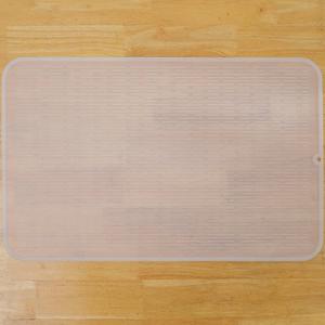 MicoYang Silicone Dish Drying Mat for Multiple Usage,Easy clean,Eco-friendly,Heat-resistant Silicone Mat for Kitchen Counter or Sink,Refrigerator or Drawer Liner Translucent 3XL 28 inches x 18 inches