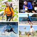 MEETYOO Compression Shirts for Men, UPF 50+ UV Swim Shirts, Long Sleeve/Short Sleeve Running Athletic Workout Rash Guard (XXL)