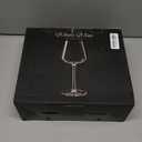 Wine Glasses Set of 4, Crystal Hand Blown Red/White Wine Glass with Stem-17 oz, Dishwasher Safe, Unique Gift for Wedding, Birthday, Anniversaries, Father's Day