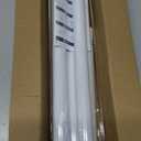 Spring Tension Curtain Rod 32-76 inch, Adjustable Expandable Tension Curtain Rod No Drilling, Tension rods for Window Doorway Kitchen Curtain, White