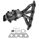 MOTORHOT High Flow Catalytic Converter Kit Direct-Fit Compatible with Hyundai Accent 1.6L L4 2012 2013 2014 2015 2016 2017