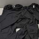 HLTPRO 3 Pack Plus Size Capri Leggings with Pockets for Women - High Waisted Soft Workout Tummy Control Yoga Pants (3X-Large, Black)