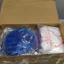 32 PACK Urinal Deodorizer Screen with 100 Gloves-3D Wave Anti-Splash Odor Protection Urinal Cakes for Men Toilets, Four Scents Urinal Mats