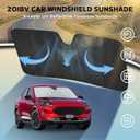 Windshield Sun Shade for 2017 5-Layer 2017 Bubble Foldable Front Window Shade Sun Visor Accessories
