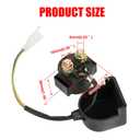 GREHUA 3 Bolt Starter Motor & Solenoid Relay Compatible with Tao tao Coolster 125cc 110cc 50cc Coleman Kazuma Baja Vitacci 4 Wheeler Quad Chinese ATV Parts Sandrail Roketa SSR Lifan Go Kart Pit Bike