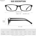 Gaoye Reading Glasses Men/Women, Eyeglasses, Blue Light Readers for Men/Women, Eye Glasses, +2.25 