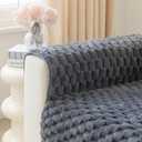 Awjcsv Couch Cover for Dogs Washable, Waterproof Couch Covers for 3 Cushion Couch Sofa Pet Friendly, Soft and Anti Slip (Gray, 1pc/28"x 28"/Armrest or Backrest Cover) (Grey)